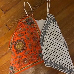 Zara bandana tank shirt